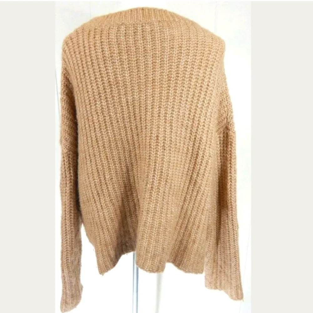 Zara Knit Asymmetrical Center Seam Sweater